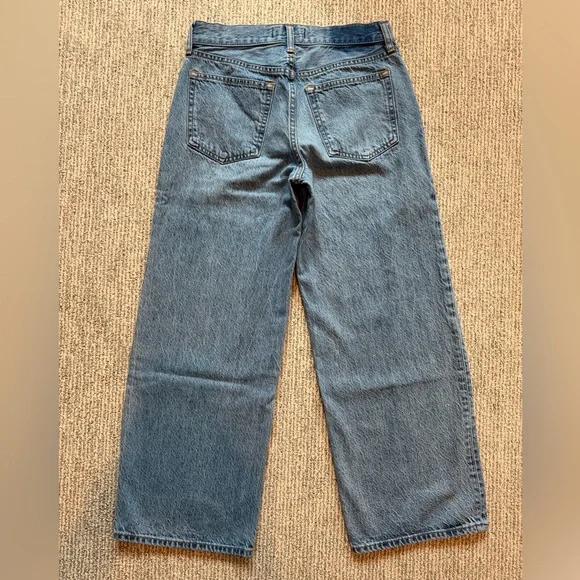 NWT Abercrombie & Fitch A&F Ultra Loose Low Rise jean 23 x-short denim - Picture 2 of 12